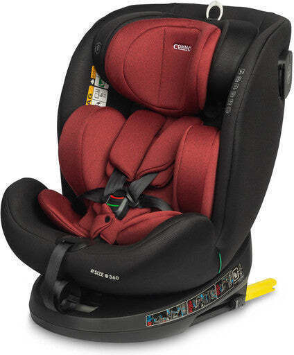 Caretero Commo Καθισματάκι Αυτοκινήτου i-Size με Isofix Βουργουνδί