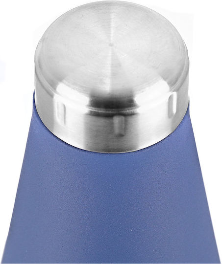 Estia Travel Flask Save the Aegean Bottle Thermos Stainless Steel BPA Free 750ml Denim Blue