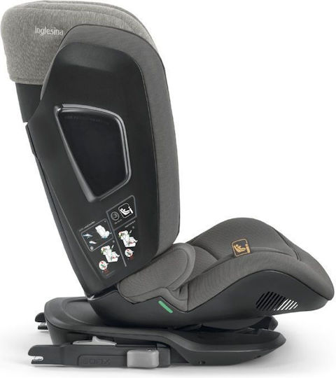 Inglesina Cartesio Baby Car Seat i-Size with Isofix Vulcan Black 15-36 kg