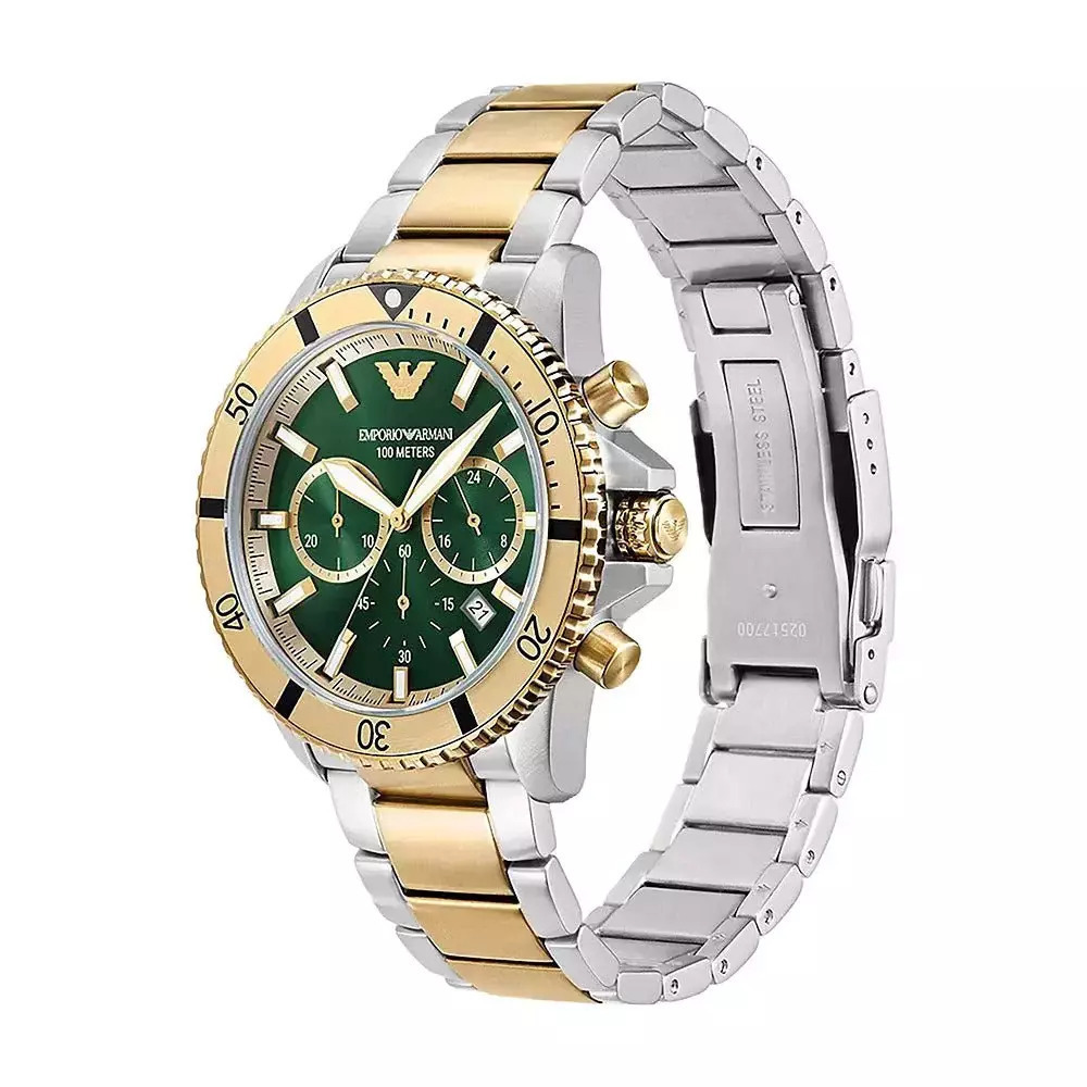 Emporio Armani Diver Ceas Barbati 43mm Cronograf Baterie cu