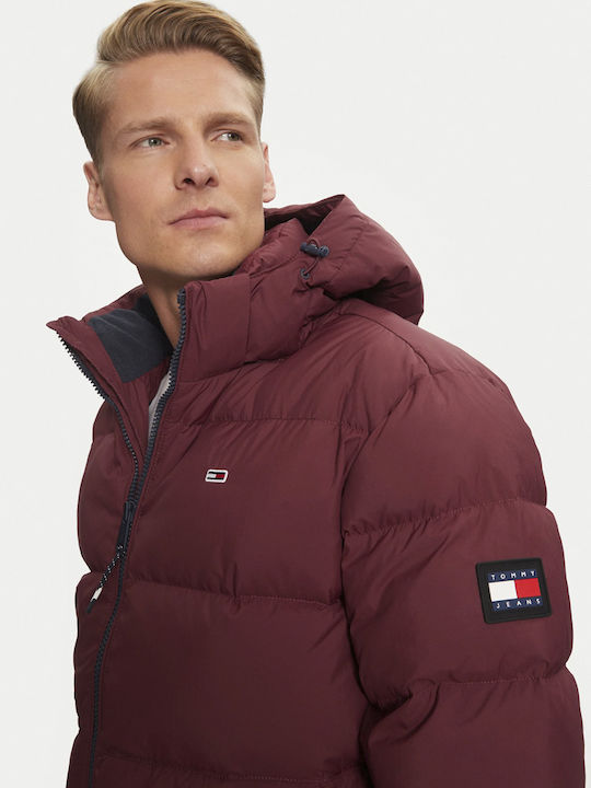 Jacket Puffer Red Wine