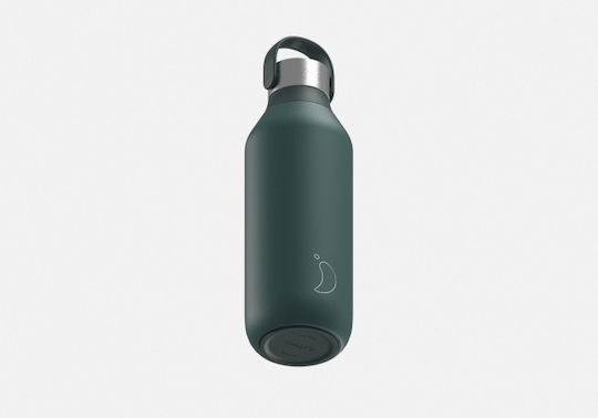 Chilly's Series 2 Bottle Thermos Stainless Steel BPA Free 500ml Pine Green