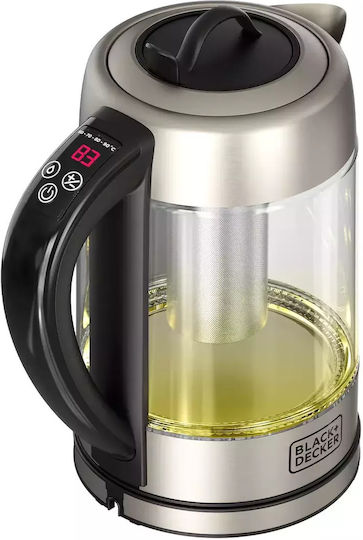 Black & Decker Reisekessel 1.7Es 2200W Silber