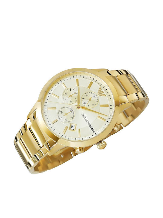 Emporio Armani Renato Men's Watch 43mm Chronograph Battery with