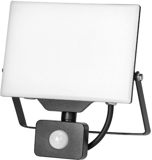 Adviti Porto S Led Projector Ad-nl-6465blr4 Motion Sensor Frameless 50w Smd Led 4000 Lm Ip65 4000k Aluminum Black