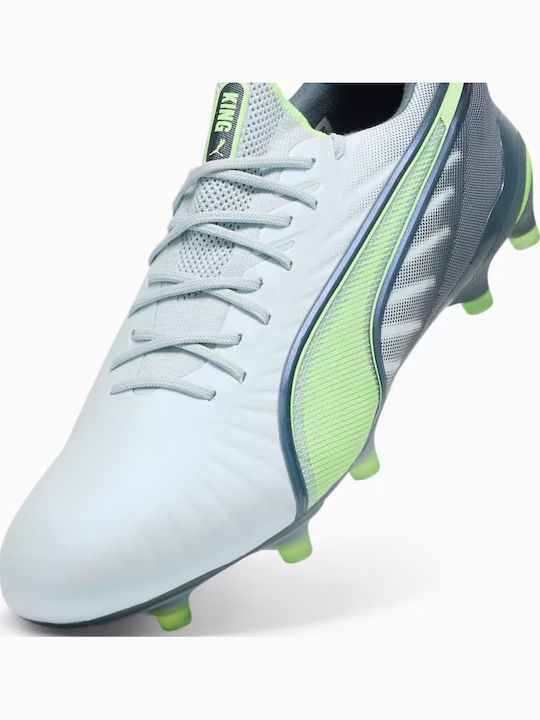 PUMA King Ultimate Ποδοσφαιρικά Παπούτσια με Τάπες FG/AG Γκρι