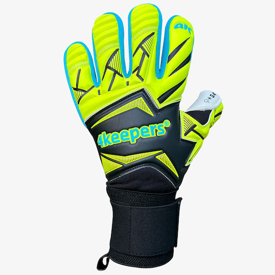 4Keepers Force Adults Goalkeeper Gloves Yellow