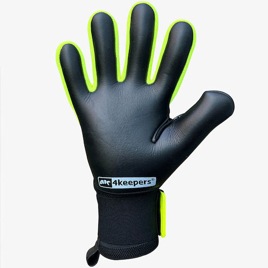 4Keepers Голмански ръкавици Детски Черен