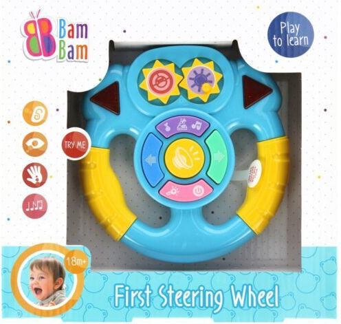 Bam Bam Steering Wheel with Sounds Blue