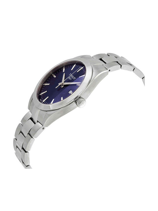 Tissot T-Classic Ceas Bărbați 42.5mm cu Baterie și Brățară din Metal Argintie