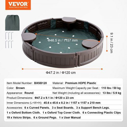 Vevor Vevor Sandkasten Spielzeug Mehrfarbige