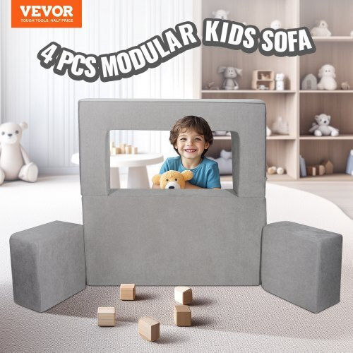 Kindersofas Gray 4Stück