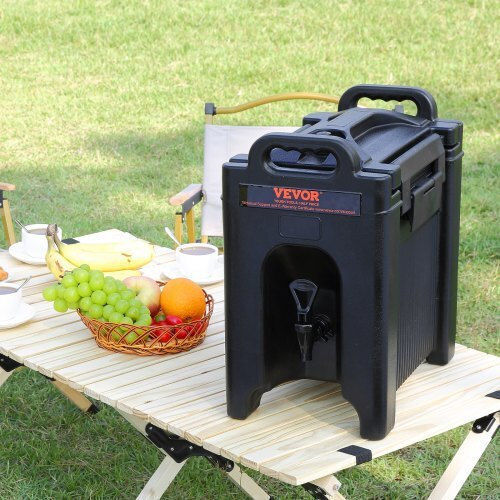 Vevor Thermal Beverage Dispenser 2.5 Gallons LDPE Food Grade Dual Use for Restaurants & Beverage Shops Ylhlqqfx25gauqgs8v0