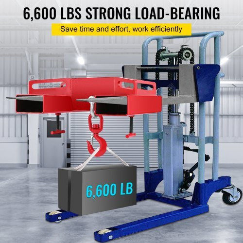 Vevor Stapler for Load Weight up to 3t in Rot Color