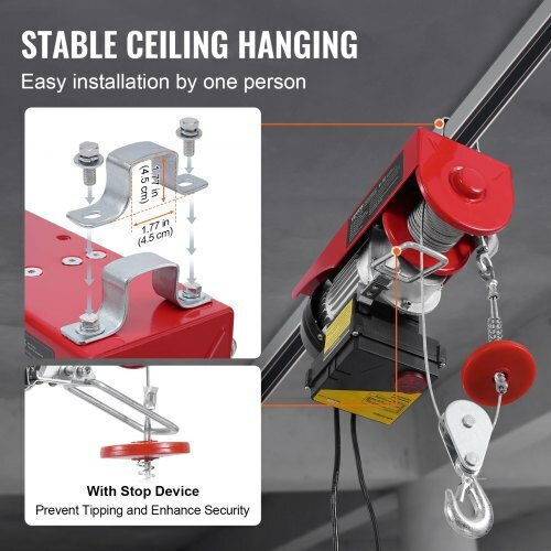 Vevor Lifting & Pulling Equipment for Load Weight up to 200kg
