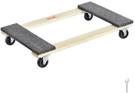 Vevor Transport Trolley for Weight Load up to 454kg White