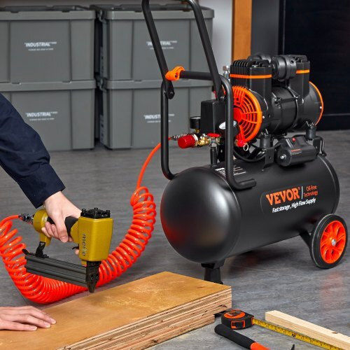 Vevor Κομπρεσέρ Αέρος 70dB με Ισχύ 2hp και Αεροφυλάκιο 24lt