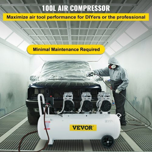 Vevor Compresor de aer cu Rezervor de aer 22lt KYJSY750-3-100L01V2