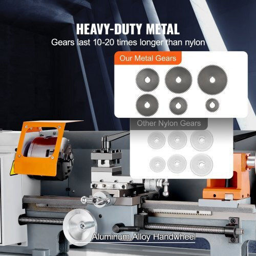 Vevor Μηχανουργικός Τόρνος TSJSCCYSDJ1806AD7V2 με Ισχύ 500Watt