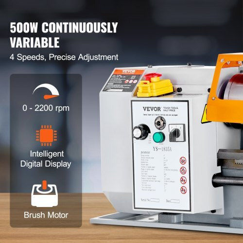 Vevor Μηχανουργικός Τόρνος TSJSCCYSDJ1806AD7V2 με Ισχύ 500Watt