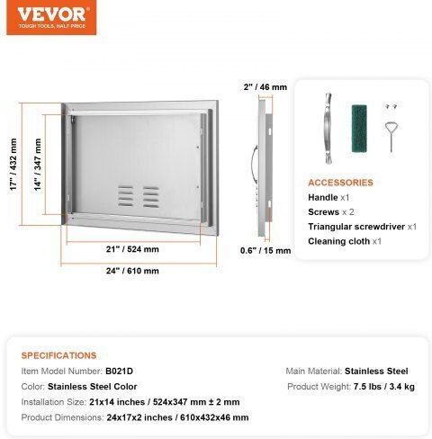 Vevor Commercial Cooking Equipment Part