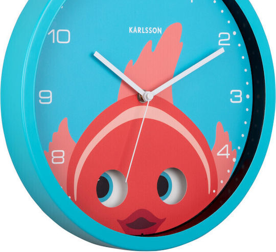 Karlsson Kids Metal Wall Clock 30.8cm