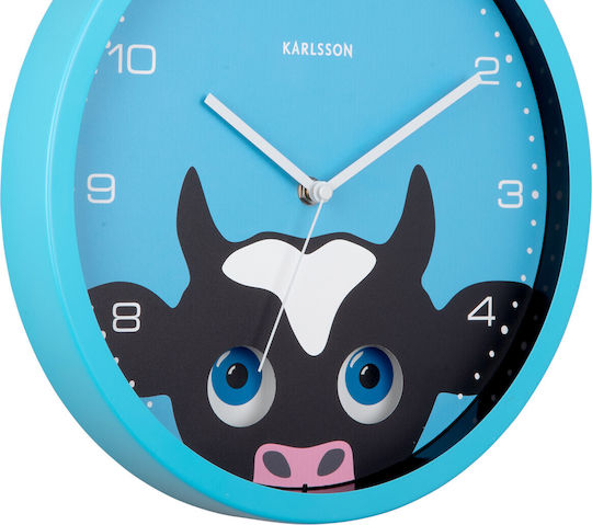 Karlsson Kids Metal Wall Clock 30.8cm