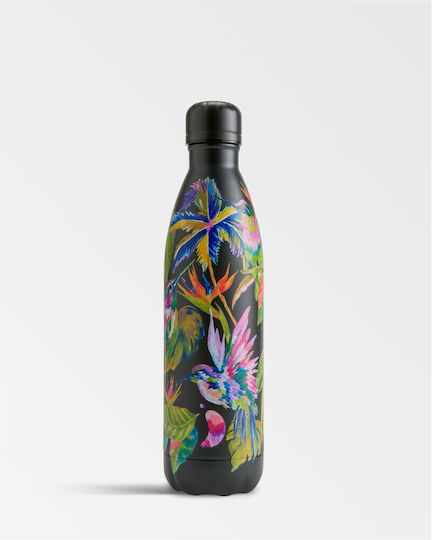 Chilly's Series Tropical Thermos Bottle Stainless Steel BPA Free 750ml Tropical Midnight Jungle
