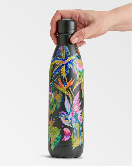Chilly's Series Tropical Thermos Bottle Stainless Steel BPA Free 750ml Tropical Midnight Jungle