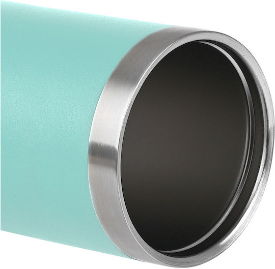 Estia Travel Chug Save the Aegean Stainless Steel Thermos Bottle 500ml Bermuda Green