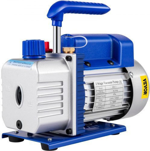 Αντλία Κενού Περιστροφικού Πτερυγίου 3CFM 1/3HP για Ψυκτικό R134a