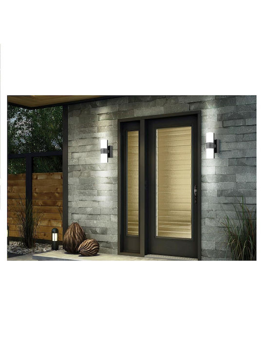 Horoz Electric Lumină de exterior montată pe perete LED IP54 7W cu Alb Natural Lumină 7.8x20εκ.