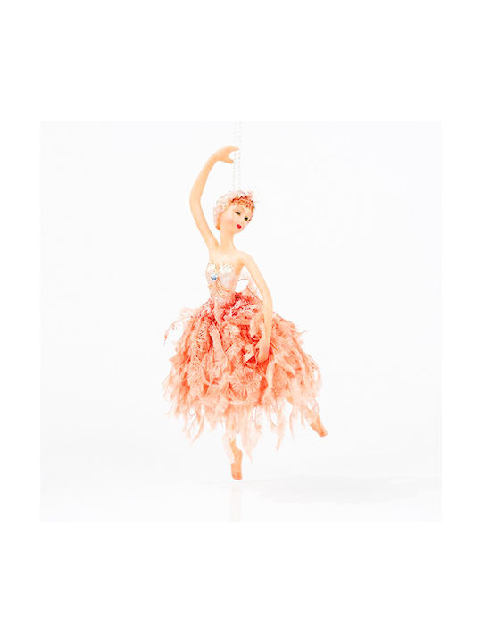 Hanging Ballerina Pink 18cm