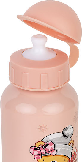Nava Bottle Thermos Stainless Steel BPA Free 400ml Pink