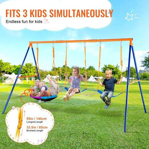 Vevor Metal Hanging Swing 32x32x32cm