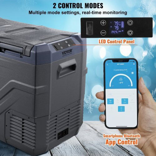 Vevor Φορητό Ψυγείο 40lt 100-240V Γκρι