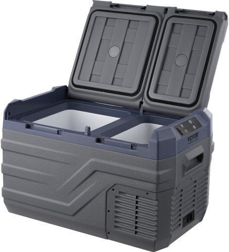 Vevor Преносим Хладилник 25л Капацитет 100-240V / 12V / 24V Сив