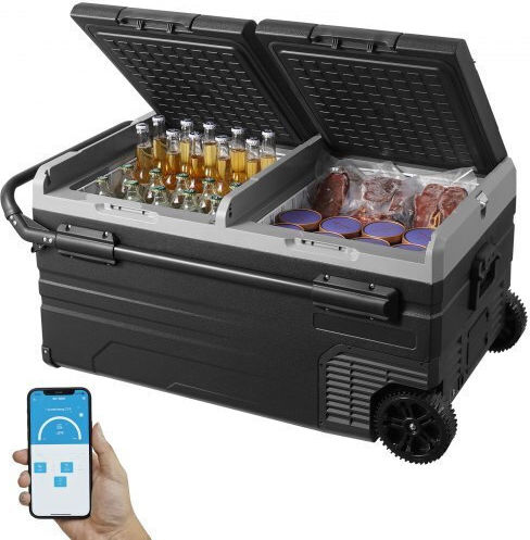Vevor Portable Fridge 95L 12V / 24V / 100-240V Black