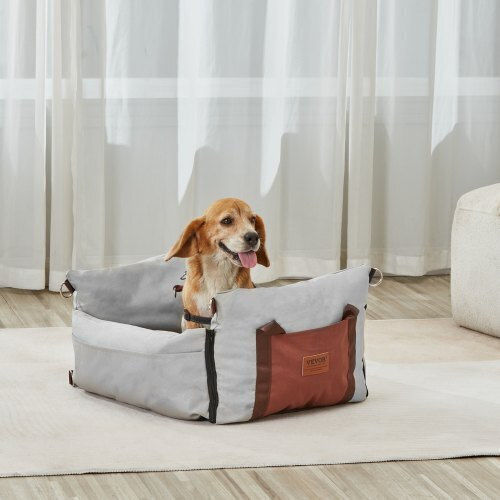 Vevor Waterproof Seat Car for Dog Gray