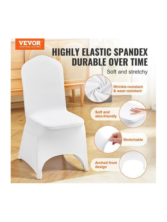 Vevor Elastic Cover for Chair White 50pcs 50TGXBSYT00000001V0