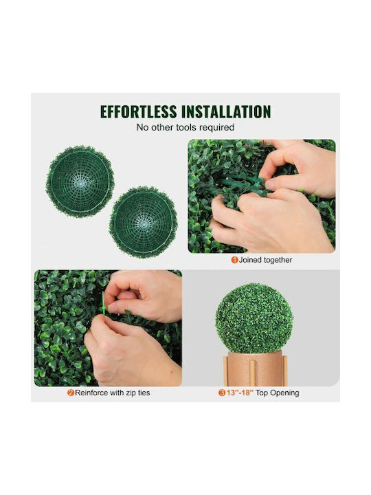 Tufă Artificială Verde 50cm 2buc Vevor