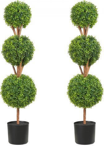 Buxus Дърво На Открито 122см 2 Бройки Vevor