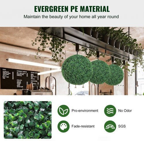 Tufă Artificială Verde 50cm 2buc Vevor