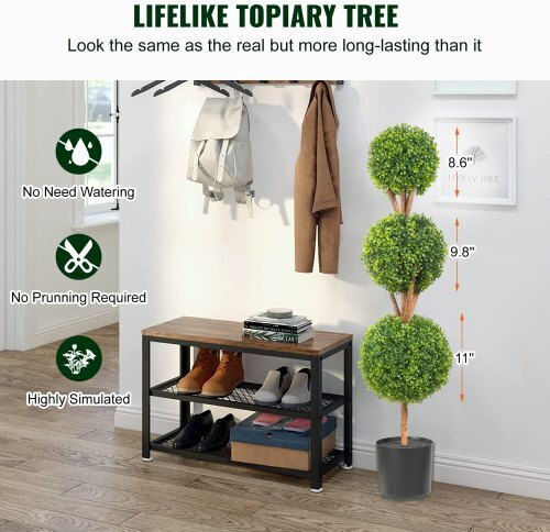 Buxus Дърво На Открито 122см 2 Бройки Vevor