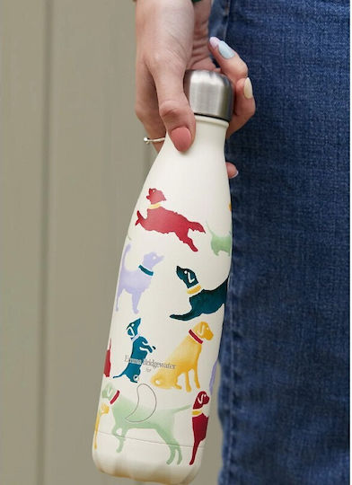 Chilly's Original Series Emma Bridgewater Бутилка Термос Неръждаема Стомана Без BPA 500ml Polka Dogs