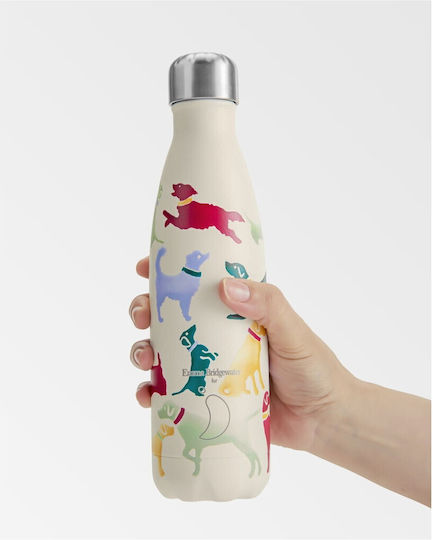 Chilly's Original Series Emma Bridgewater Бутилка Термос Неръждаема Стомана Без BPA 500ml Polka Dogs