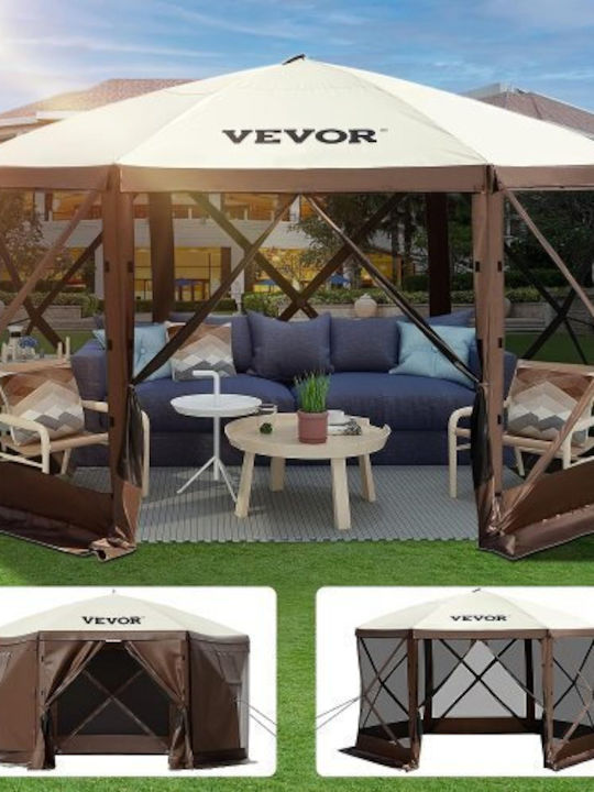 Vevor Garden Freestanding Gazebo White 3.048x3.048cm