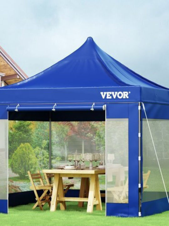 Vevor Πλαϊνή Τέντα Βεράντας Μπλε 3x3m