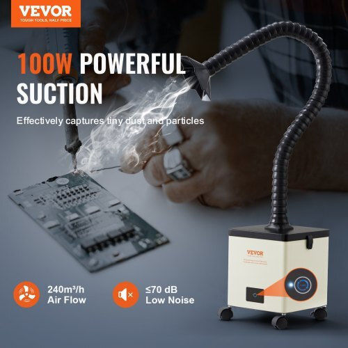 Vevor PYJ100WLDS00LFCS4V2 Σύστημα Αναρρόφησης Σκόνης Ηλεκτροκόλλησης