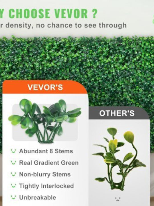 Vevor Artificial Foliage Panel 40.64x60.96cm